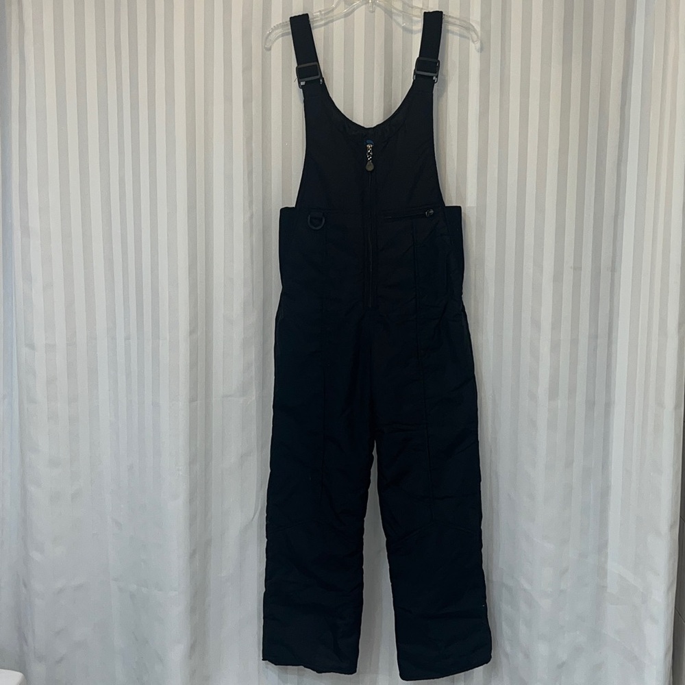 Rawik Black Snow Overalls / Ski Bib w/ Adjustable Shoulder Straps